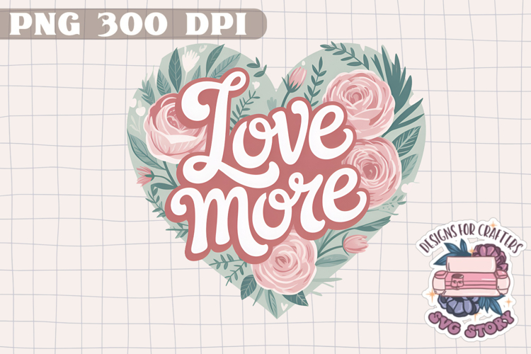 Boho Love Yourself Clipart PNG Sublimation Pink