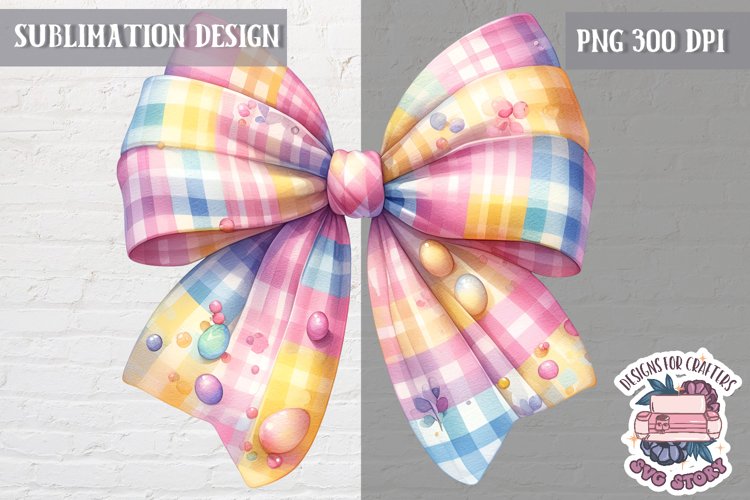 Easter Bow Coquette PNG Holidays Spring Cute Animals Peep