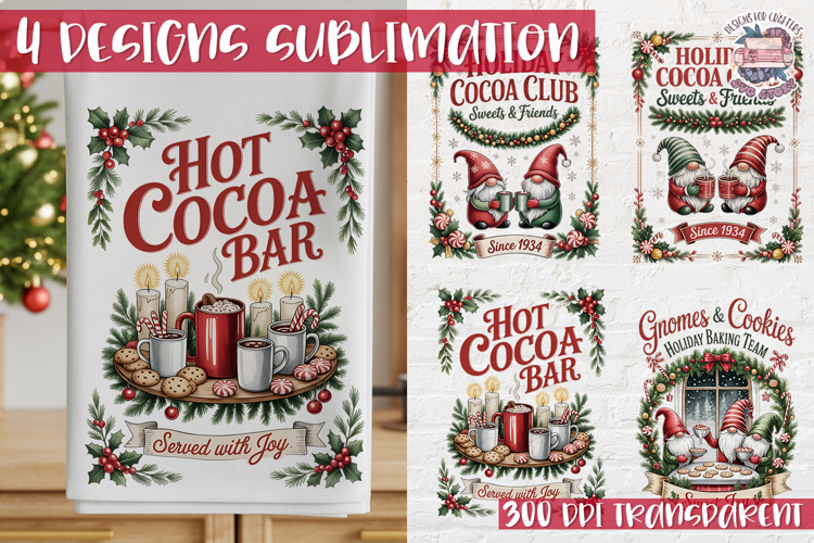 Christmas Vintage Quote Clipart PNG Sublimation 4 Design