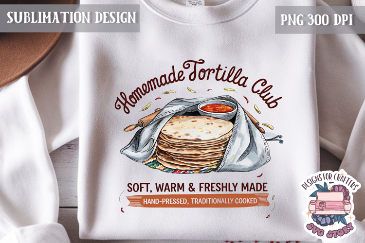 Social Homemade Food Club PNG Sublimation Design PNG