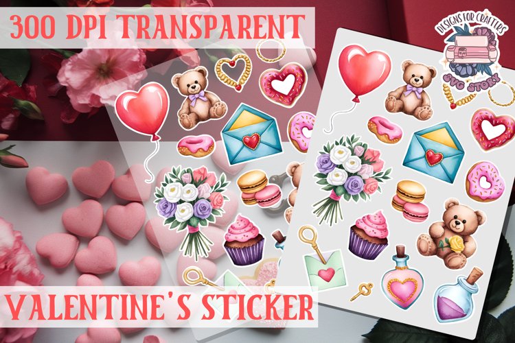 Love sticker Sheet Valentine Day Lovers Funny Heart PNG
