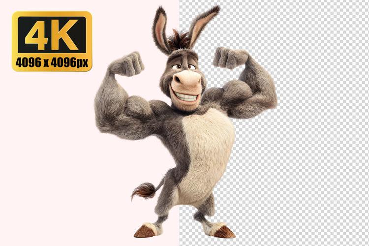 Donkey Clipart Image 19
