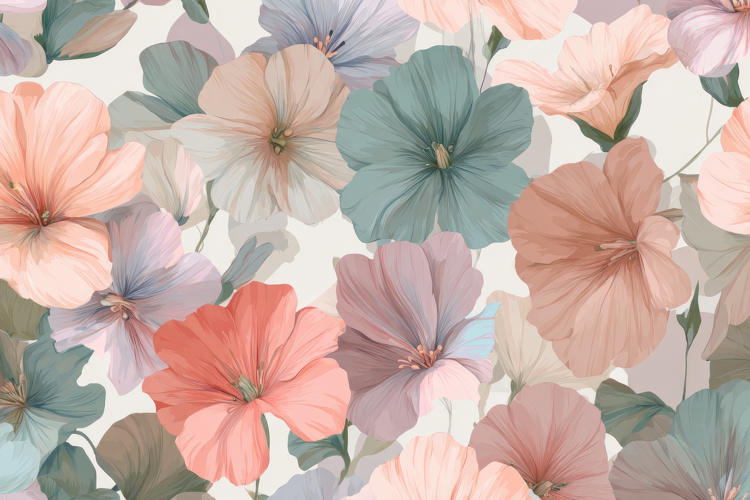 Floral Pattern Background Wallpaper