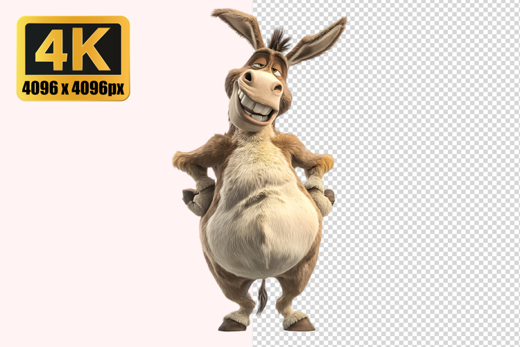 Donkey Clipart Image 24