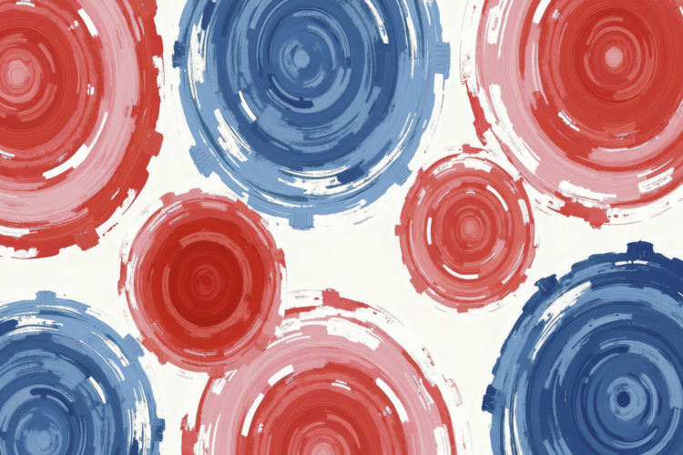 Spiraling Circular Shapes Watercolor Circles Background