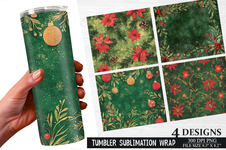 Christmas Tumbler Wrap Image 6