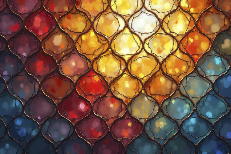 Moroccan Tiles Background Wallpaper