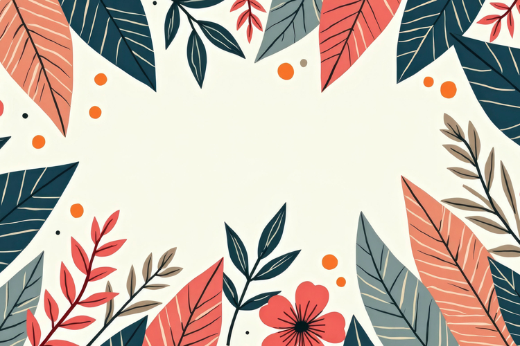 Leaf Border Clipart Image 3