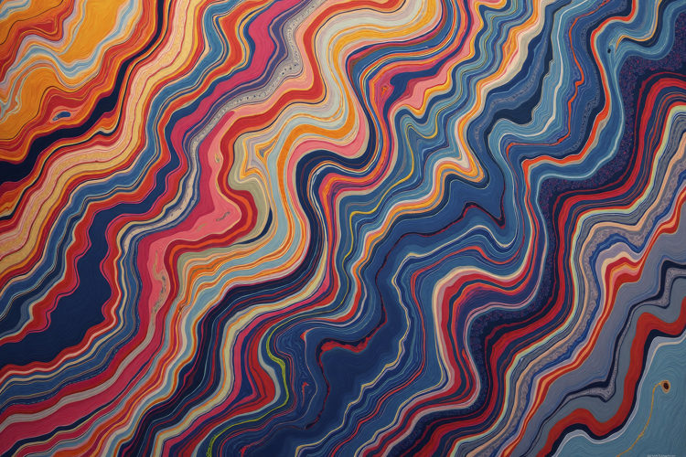 Flowing Lines Patterns Background Wallpaper