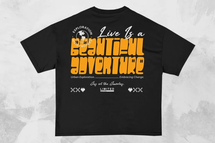 Beautiful Adventure Streetwear Typography T-shirt Design