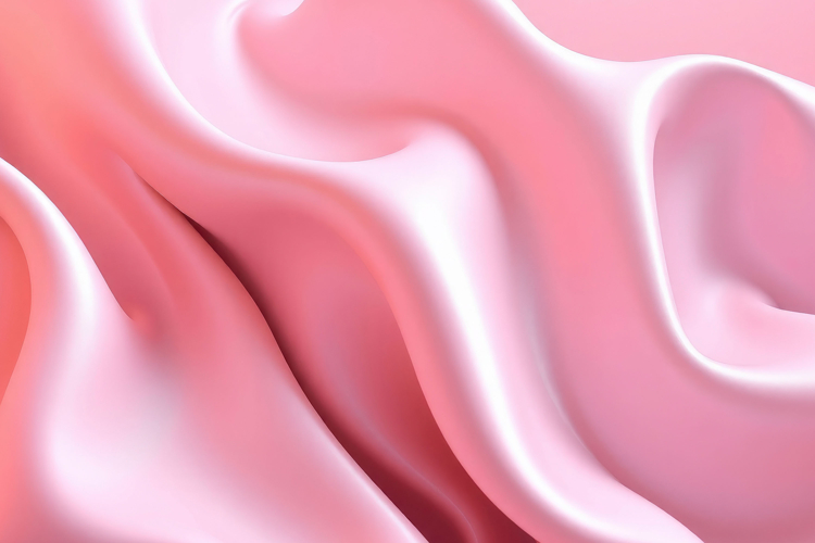 Soft Pink Wavy Background