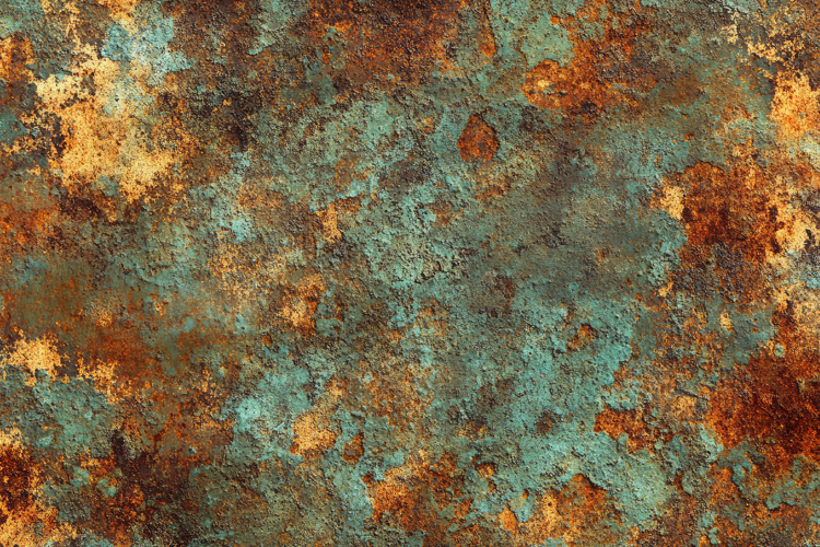 Oxidized Copper Background Wallpaper example image 1