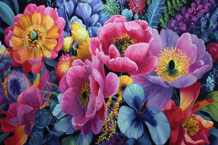 Colorful Floral Background