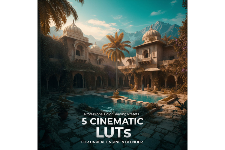 Cinematic LUTs for Unreal Engine & Blender