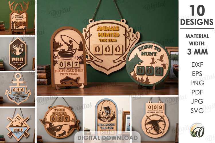 Hunting And Fishing Svg Image 10