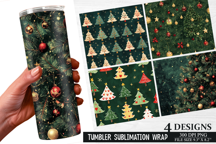 Christmas Tumbler Wrap Image 10