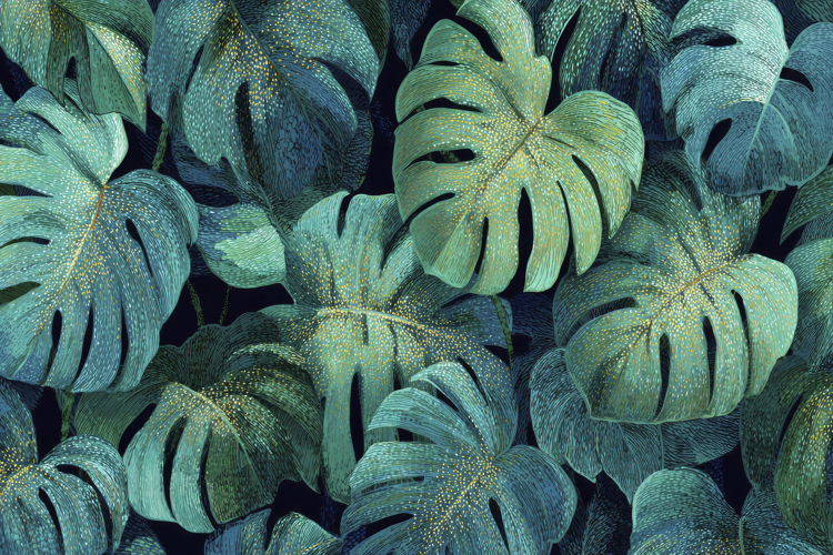 Tropical Leaves Background