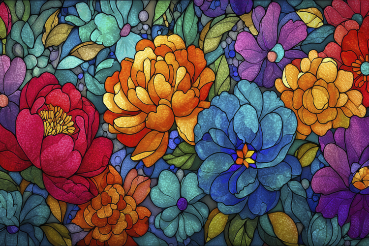Colorful Floral Background