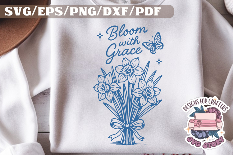 Boho Floral Svg