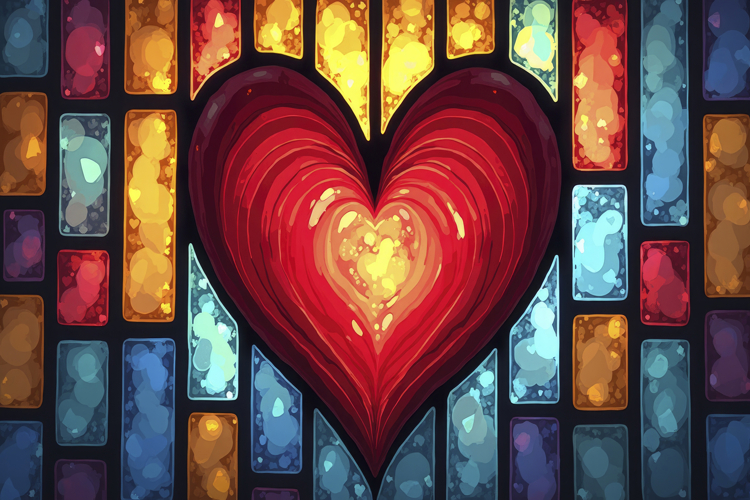 Stained Glass Texture Image 22