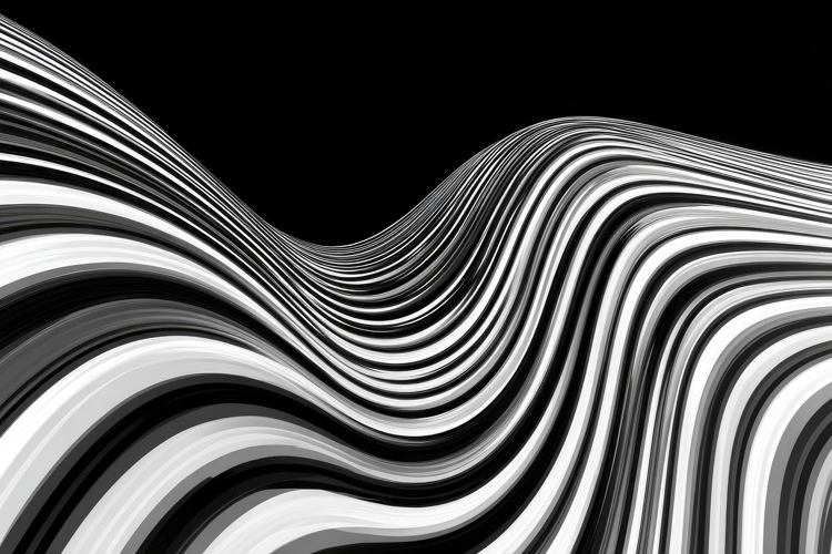 Abstract Black and White Stripes Background Wallpaper