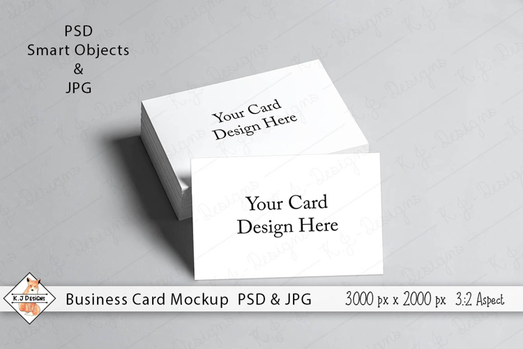 Business Card Mockup | PSD Smart Object