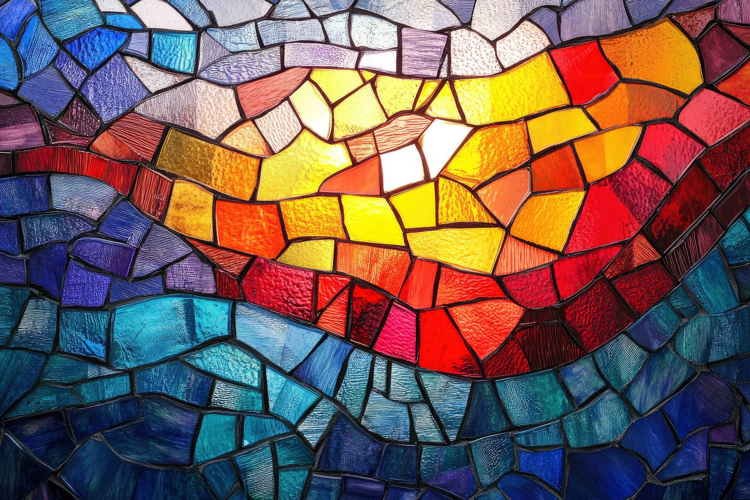 Stained Glass Texture Image 11