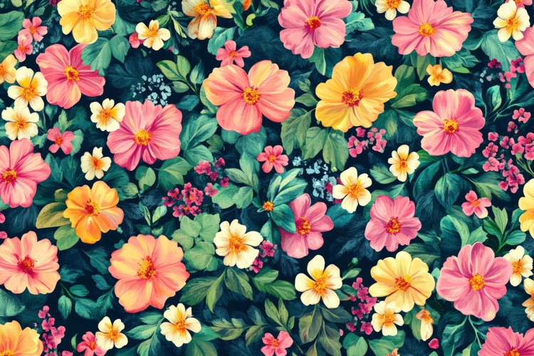 Flowers Texture Image 23