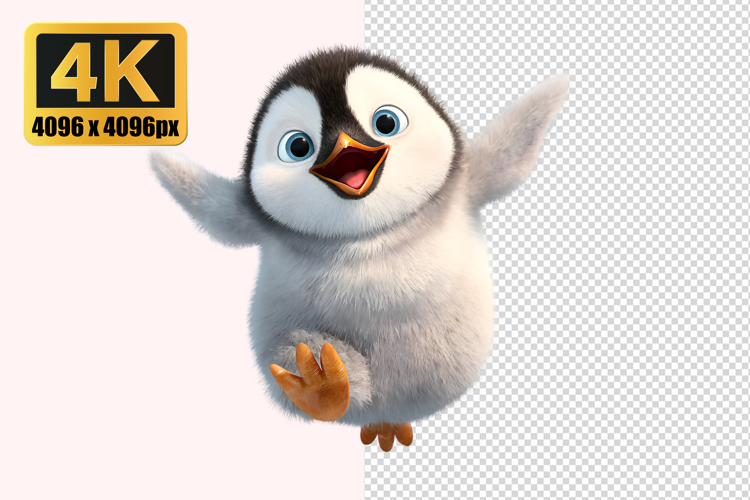 Baby Emperor Penguin Transparent PNG