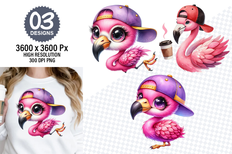 Flamingo Clipart Image 15