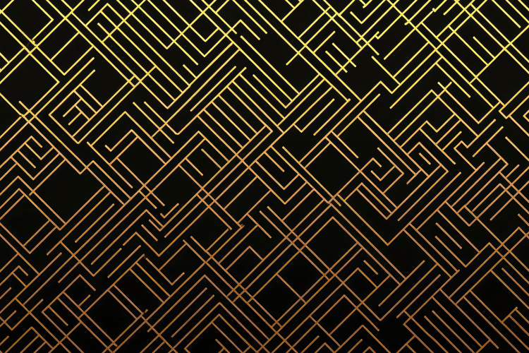Golden Maze Pattern Background example image 1