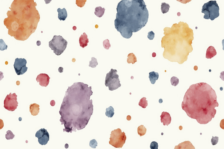 Abstract Watercolor Circles Background Wallpaper
