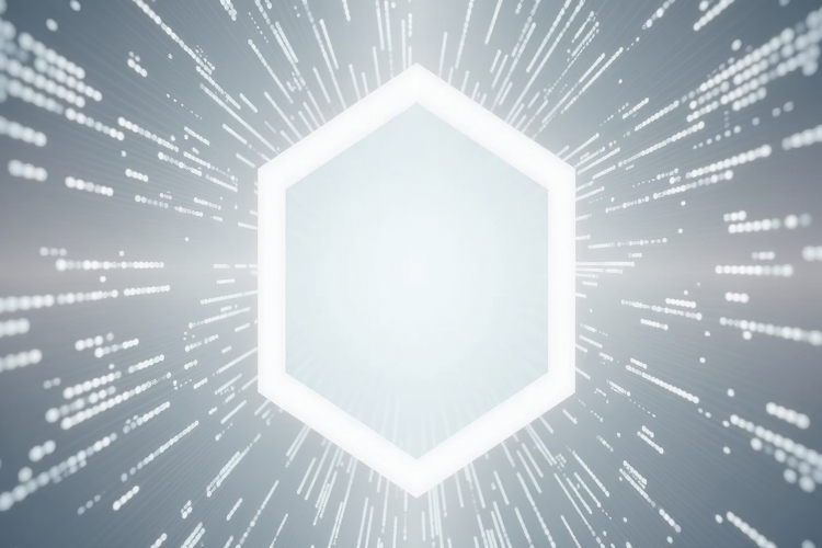 Glowing Hexagonal Background Wallpaper