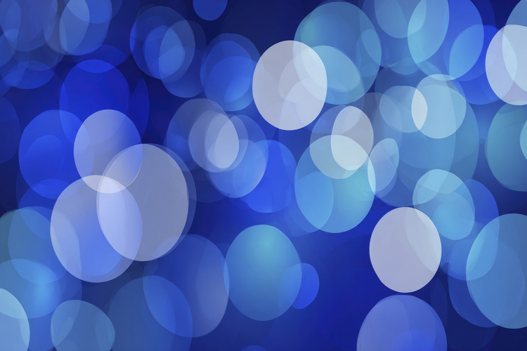 Abstract Blue Bokeh Background Wallpaper