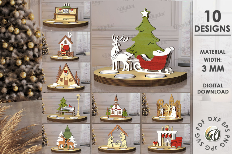 3D Christmas SVG Image 9