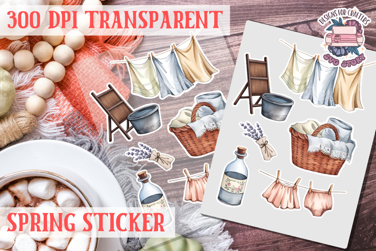 Spring sticker Cute vintage flowers Love PNG Funny