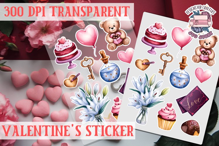 Love sticker Sheet Valentine Day Lovers Funny Heart PNG