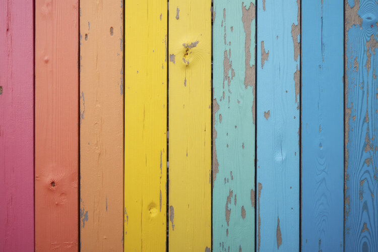 Vertically Aligned Wooden Planks Background Wallpaper example image 1
