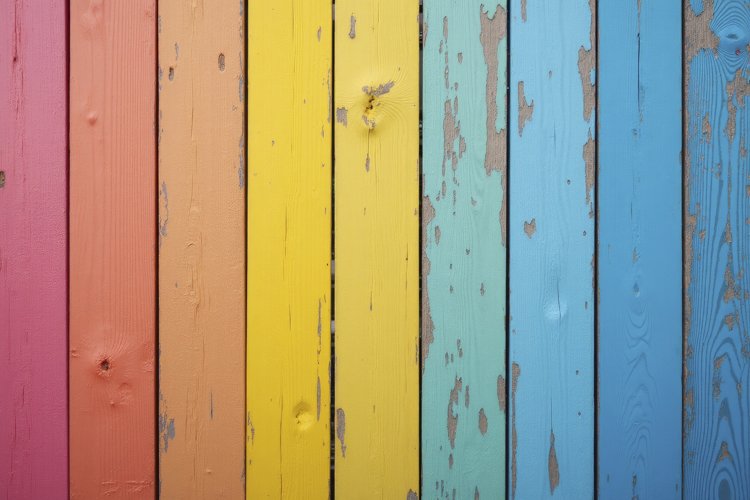 Vertically Aligned Wooden Planks Background Wallpaper