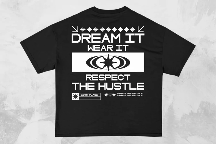 Dream It Streetwear Typography T-shirt Design