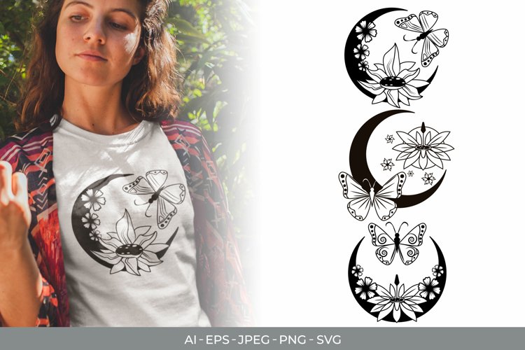 Crescent Moon Clipart Image 5