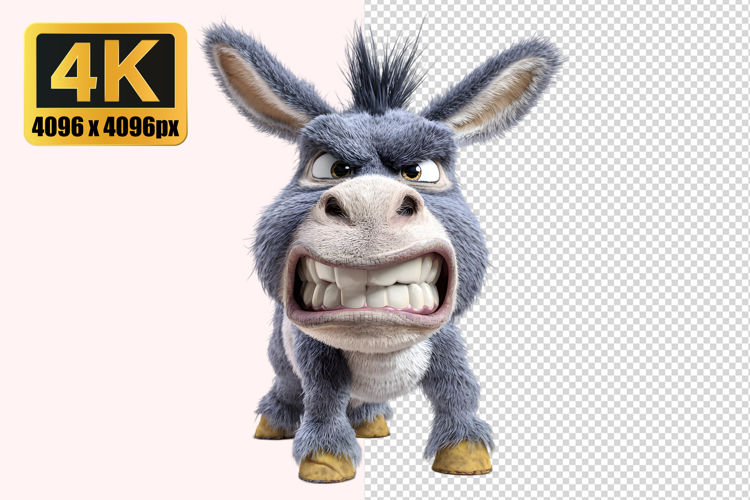 Angry Donkey Transparent PNG