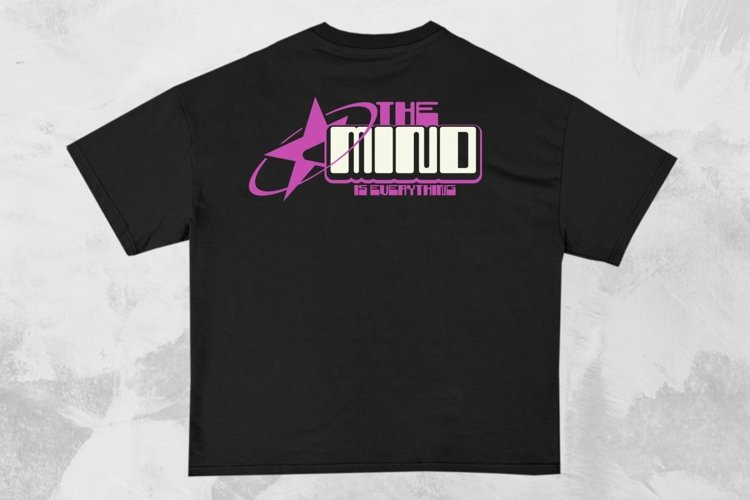 The Mind Streetwear Typography T-shirt Design example image 1