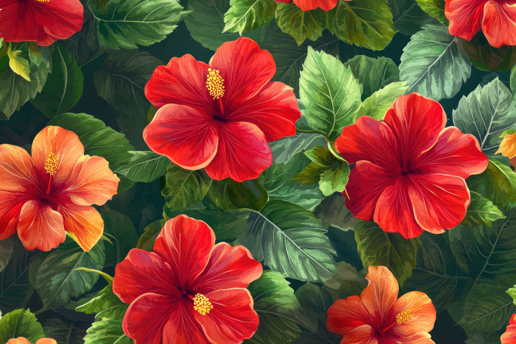 Hibiscus Flower Clipart Image 5
