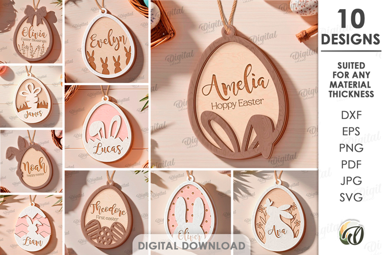 Easter Egg SVGs Image 7