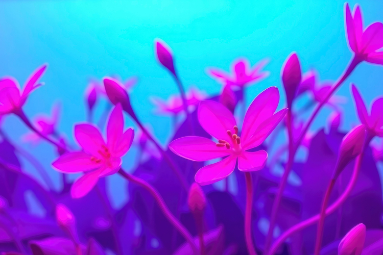 Purple Flower Clipart Image 23
