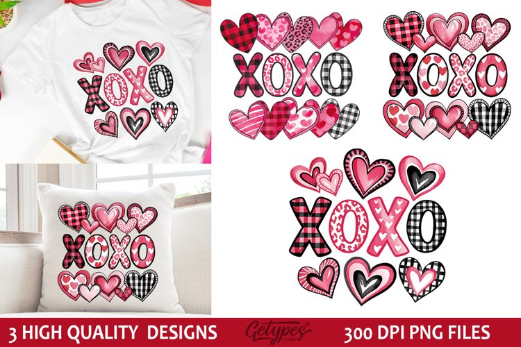 Xoxo - Valentines Day Sublimation PNG