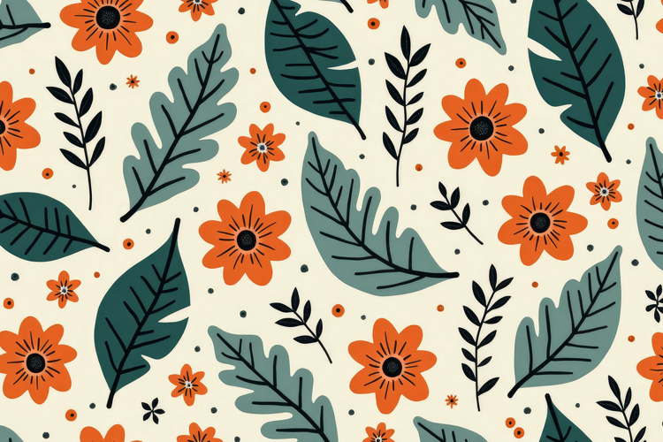 Floral Pattern Background