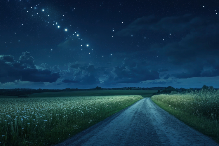 Night View Background Wallpaper