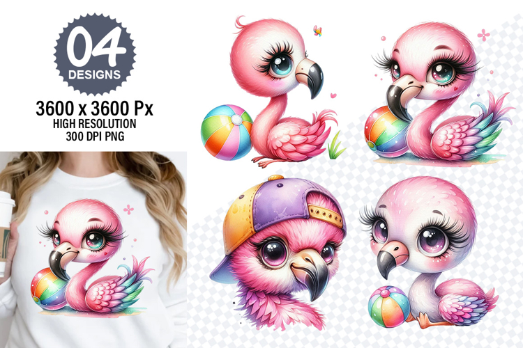 Flamingo Clipart Image 19